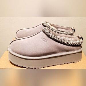 UGG Tazz Cobble Grey Women's Platform Slipper Mule